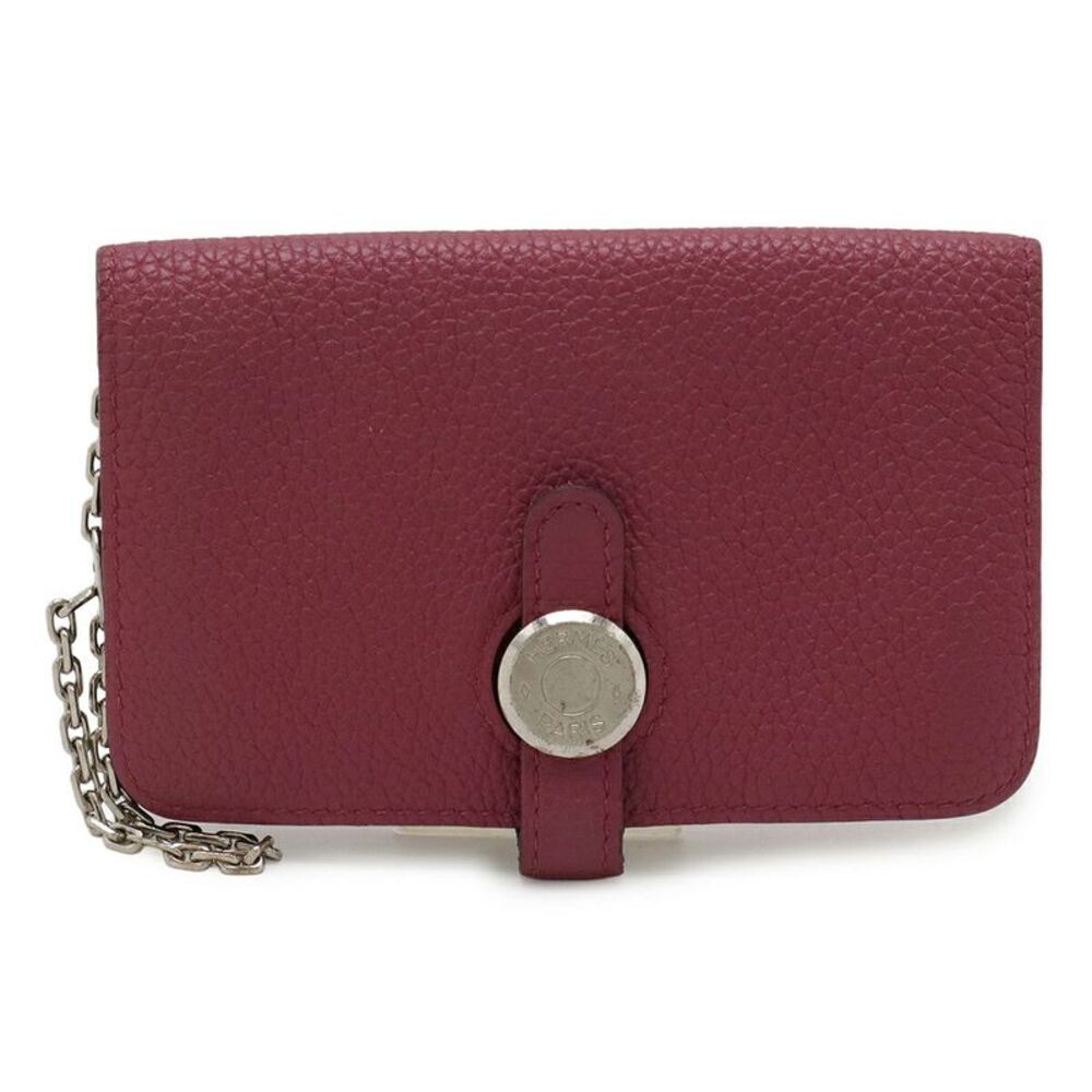 Hermes Dogon Key Case Leather Purple